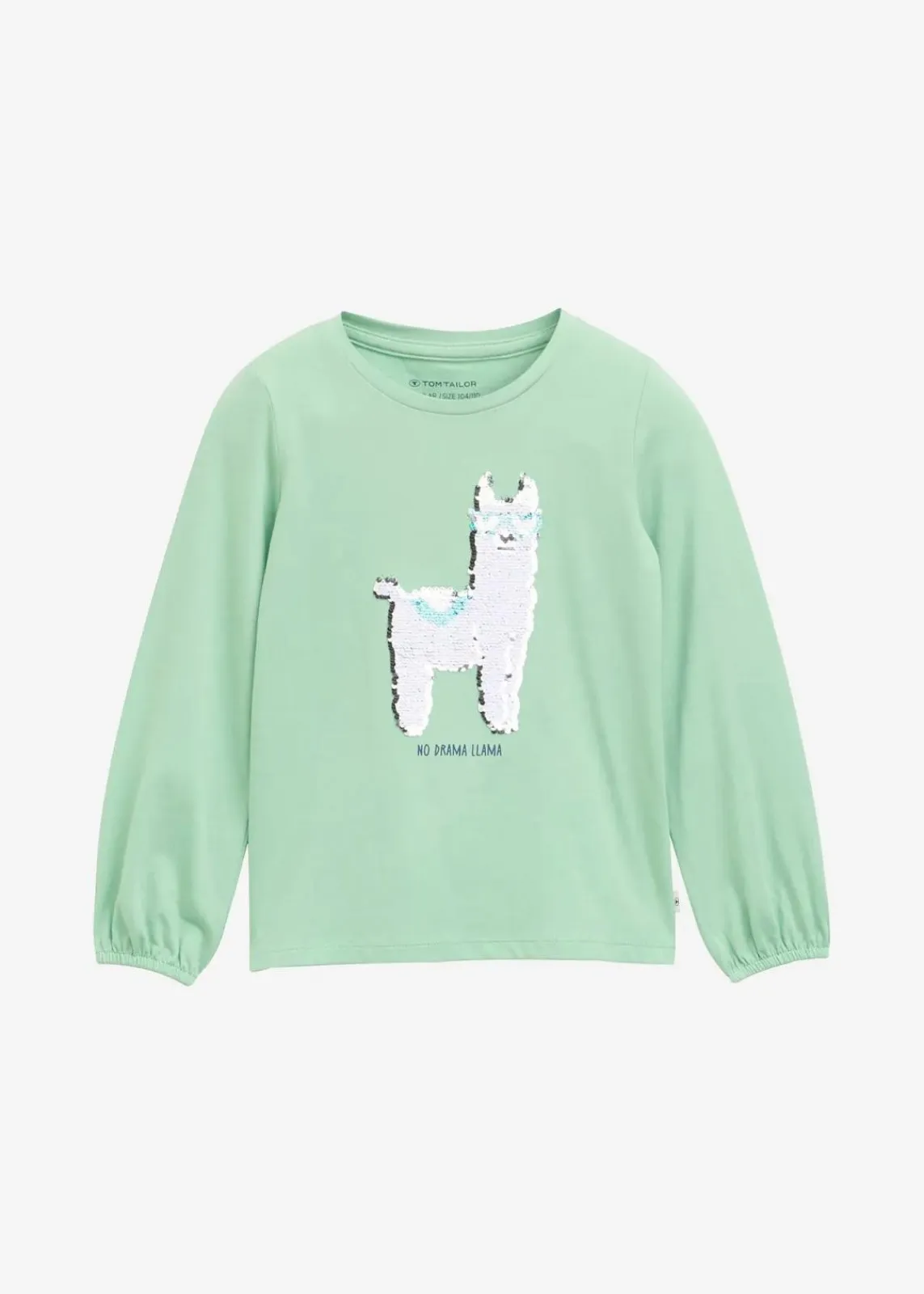 Tom Tailor Mädchen 2-8 Jahre·Shirts & Blusen|Langarmshirt light garden green bedruckt