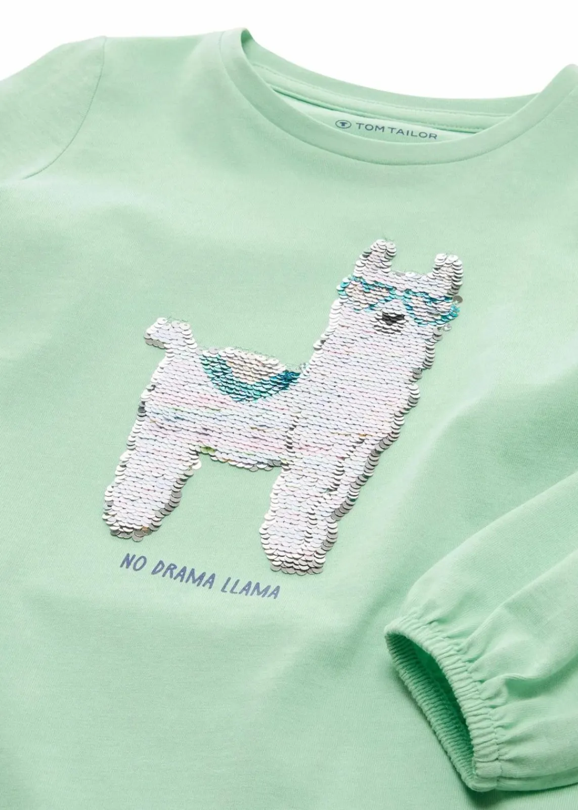 Tom Tailor Mädchen 2-8 Jahre·Shirts & Blusen|Langarmshirt light garden green bedruckt