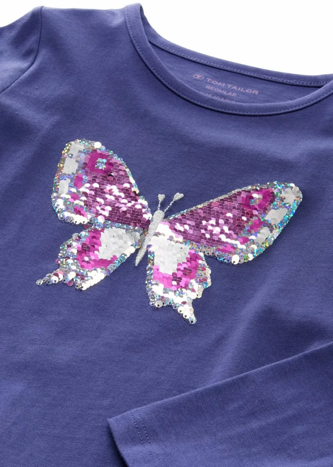 Langarmshirt aus reiner Baumwolle|Tom Tailor Sale