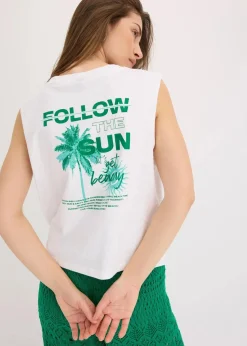 Top aus reiner Baumwolle|bonprix Outlet