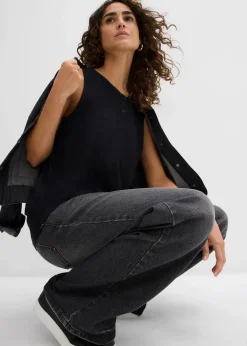 Top aus reiner Bio-Baumwolle (2er Pack)|bonprix Sale