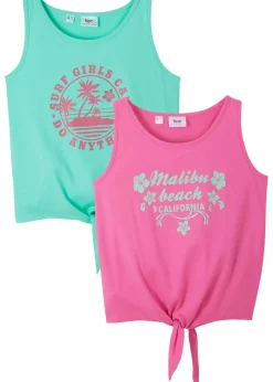 Top aus reiner Bio-Baumwolle (2er-Pack)|bonprix Clearance