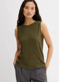 Top aus strukturiertem Crinkle|bonprix Sale