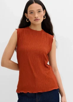 Top aus strukturiertem Crinkle|bonprix New