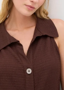 Top aus strukturiertem Crêpe|bonprix New