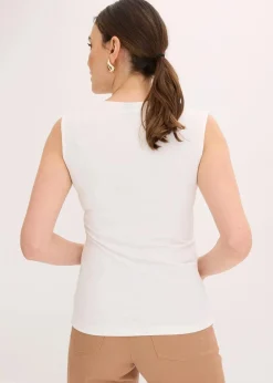 Top mit Careé Ausschnitt|bonprix Online