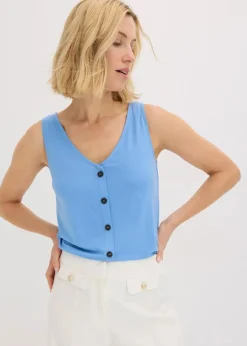 Top mit Knopfleiste|bonprix Outlet