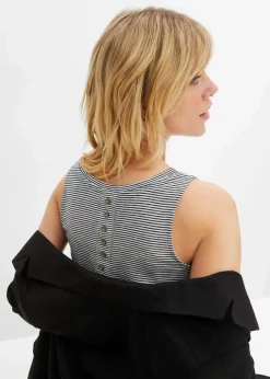 Top mit Knopfleiste am Rücken|bonprix Sale