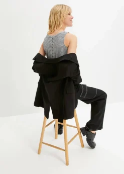 Top mit Knopfleiste am Rücken|bonprix Sale