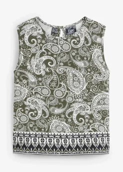 Top mit Muster aus Viskose|bonprix Hot