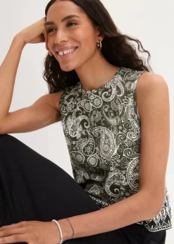 Top mit Muster aus Viskose|bonprix Hot