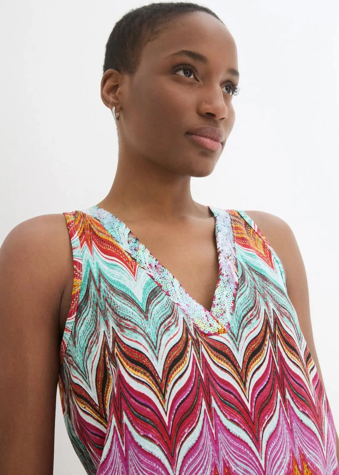 Top mit Pailetten|bonprix Sale