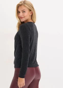 Top mit Wasserfallausschnitt|bonprix Online