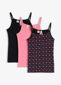 Top mit weicher Bio-Baumwolle (3er Pack)|bonprix Outlet