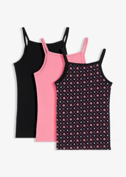 Top mit weicher Bio-Baumwolle (3er Pack)|bonprix Outlet