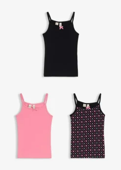 Top mit weicher Bio-Baumwolle (3er Pack)|bonprix Outlet