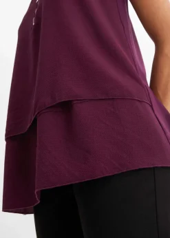 Top mit Zipper aus nachhaltige Viskose|bonprix Outlet