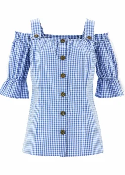 Trachtenbluse mit halbem Arm|bonprix Discount