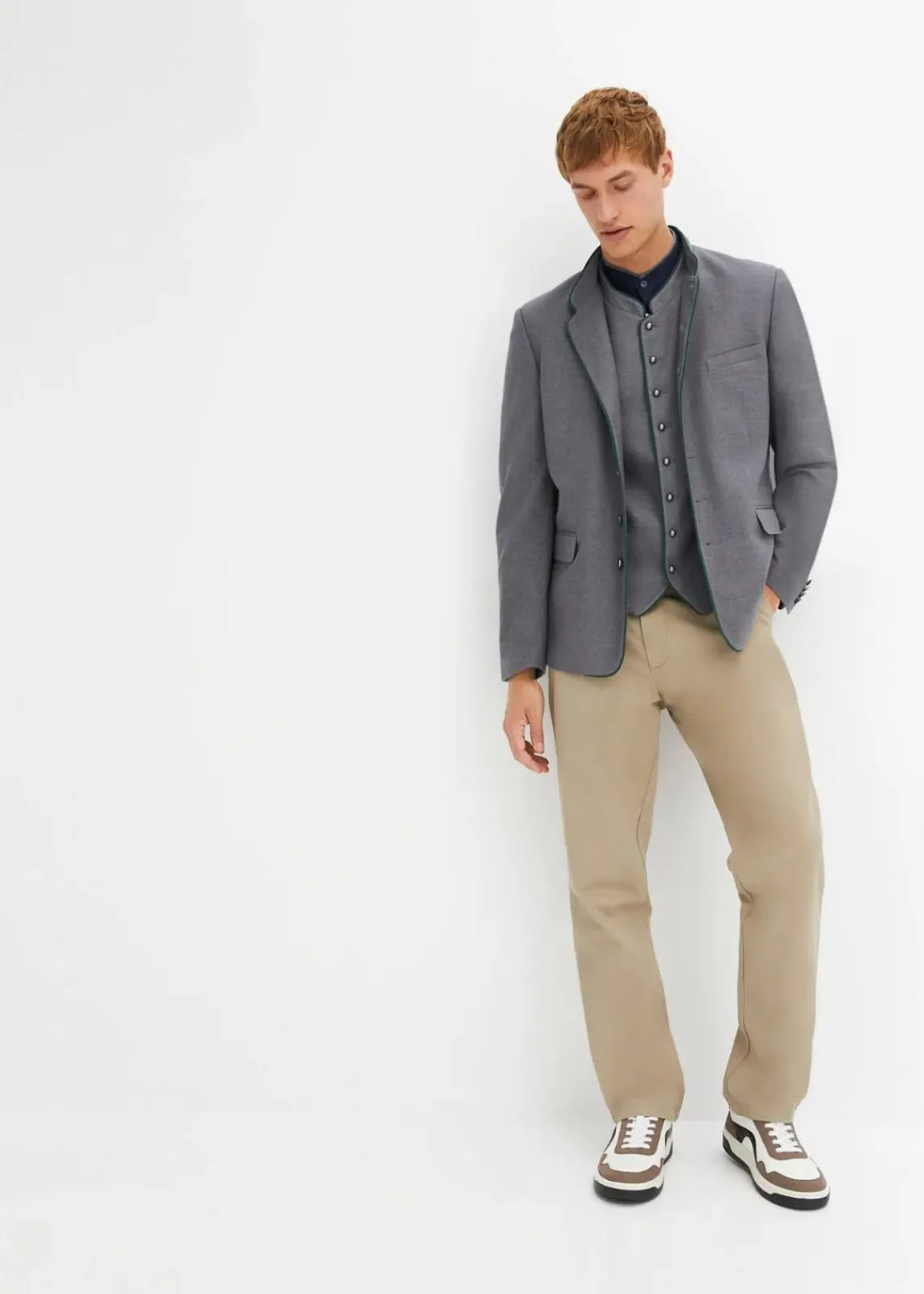 Trachtenjanker in Wolloptik, Regular Fit|bonprix