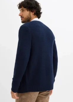 Trachten-Strickjacke aus weichem Baumwollmix|bonprix Clearance