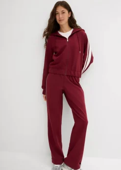 Trainingsjacke mit sportivem Streifen|bonprix