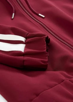 Trainingsjacke mit sportivem Streifen|bonprix