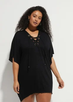 Transparente Strand Tunika aus Viskose|bonprix Discount