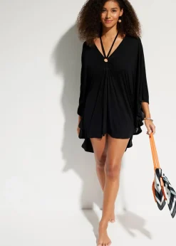 Transparente Strandtunika aus Viskose|bonprix Clearance
