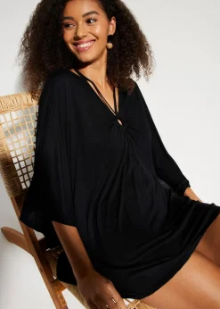 Transparente Strandtunika aus Viskose|bonprix Clearance