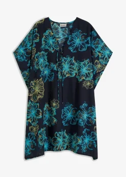 Transparente Strandtunika mit V-Ausschnitt|bonprix Online