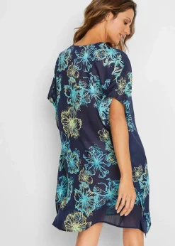 Transparente Strandtunika mit V-Ausschnitt|bonprix Online