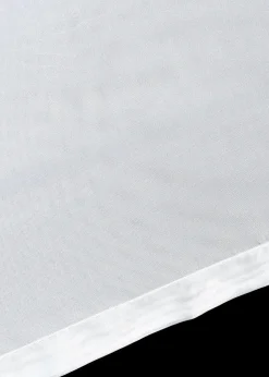 bonprix Raffrollos|Transparentes Raffrollo einfarbig weiß