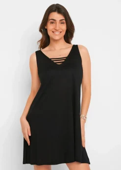 Transparentes Strandkleid aus Viskose|bonprix