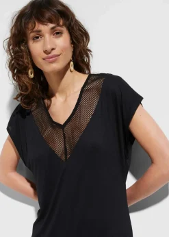 Transparentes Strandkleid aus Viskose|bonprix Hot
