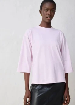 Trapezförmiges Shirt mit Seidenanteil|bonprix New