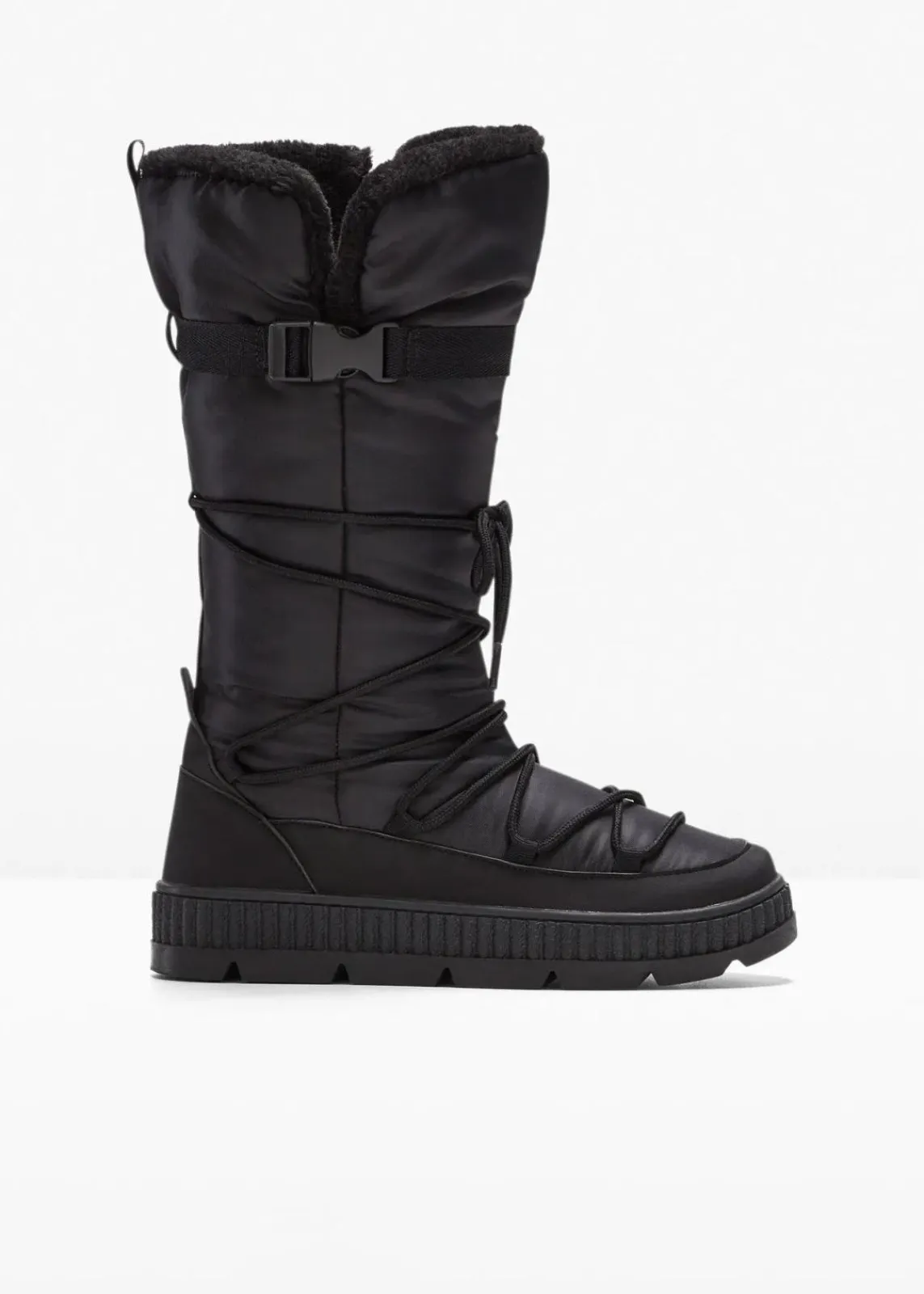 bonprix Mädchen·Stiefel & Stiefeletten|Komfortschuhe|Trekking-Boots schwarz