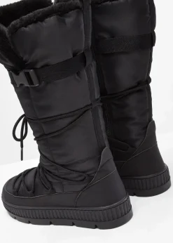 bonprix Mädchen·Stiefel & Stiefeletten|Komfortschuhe|Trekking-Boots schwarz