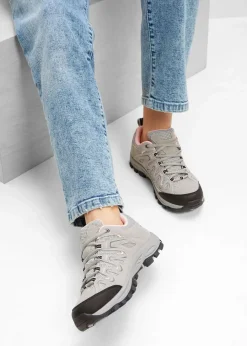 bonprix Outdoorbekleidung|Sport- & Trekkingschuhe|Trekkingschuh grau/pink