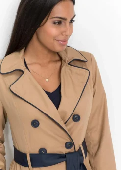 bonprix Jacken & Mäntel|Trenchcoat mattcamel