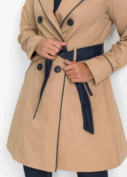 bonprix Jacken & Mäntel|Trenchcoat mattcamel