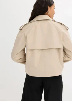 bonprix Bekleidung·Hosen|Jacken & Mäntel|Trenchjacke beige