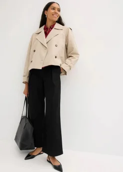 bonprix Bekleidung·Hosen|Jacken & Mäntel|Trenchjacke beige