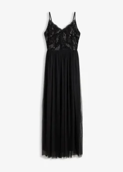 bonprix Bekleidung·Pullover & Strickjacken|Festliche Mode|Trägerkleid schwarz