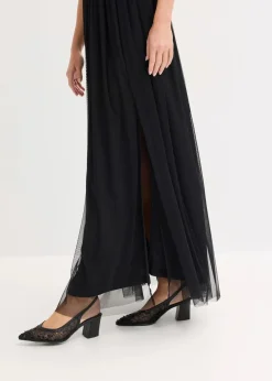 bonprix Bekleidung·Pullover & Strickjacken|Festliche Mode|Trägerkleid schwarz