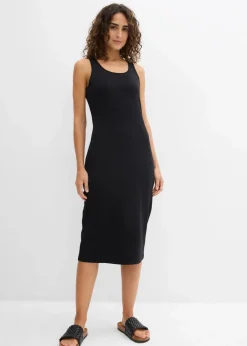 Trägerkleid aus Bio- Baumwoll-Stretch|bonprix Online