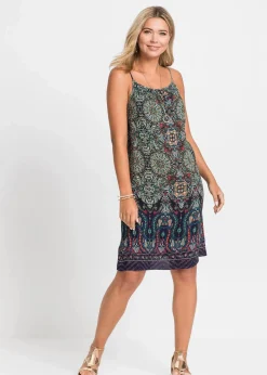 Trägerkleid aus fließender Viskose|bonprix Discount