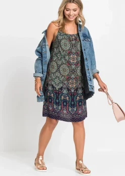 Trägerkleid aus fließender Viskose|bonprix Discount