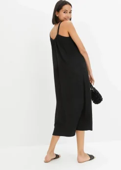 Trägerkleid aus leichtem Crêpe|bonprix