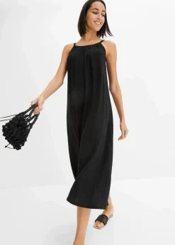 Trägerkleid aus leichtem Crêpe|bonprix