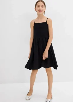 Trägerkleid aus luftigem Musselin|bonprix New